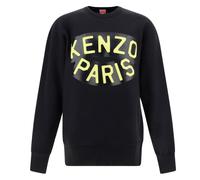 Kenzo Paris Large Logo Black Sweatshirt