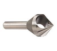 KEO 53512 Cobalt Steel Single-End Countersink, Uncoated (Bright) Finish, 82 Degree Point Angle, Round Shank, 5/16" Shank Diameter, 1/2" Body Diameter