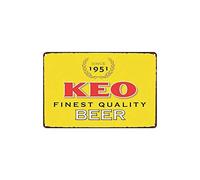 Keo Beer Metal Tin Signs 8x12 Inch Wall Decor Kitchen
