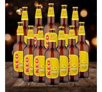 Keo Premium Cypriot Lager 330ml - 4.5% ABV - Fresh, Unpasteurised Cypriot Craft Beer