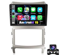 Keoaiob Android Car Stereo For Hy-undai Veracruz 2007-2013 With Wireless CarPlay Android Auto Mirror Link 9 Inch Touchscreen Bluetooth GPS Navigation WiFi FM Backup Camera MIC(Color:4-Core 2+32G)