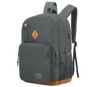 KEOFID Classic School Backpack for Boys and Girls Teenager, Travel Bag for Men and Women, Anti theft laptop Backpack with USB Charging Port for College(Grey 19inches)