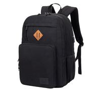 KEOFID Classic Travel backpack for Men and Women, Anti theft Laptop backpack with USB Charging Port for College, Business(Black)