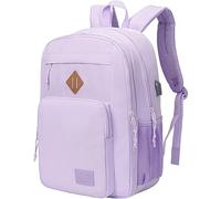 KEOFID Classic Travel Backpack for Men and Women, Anti Theft Laptop Backpack with USB Charging port, Large Bag for College(Purple)