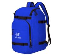 KEOFID Ski Boot Bag Backpack, Waterproof 50L Ski Bag, Travel Backpack for Ski Helmet, Snowboard and Accessories(Blue)