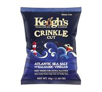 Keogh's Crinkle Cut Atlantic Sea Salt & Balsamic Vinegar Crisps (24x45g)