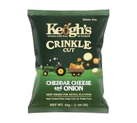 Keogh's Crinkle Cut Cheddar Cheese & Onion Crisps (24x45g)