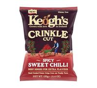 Keogh's Crinkle Cut Spicy Sweet Chilli Crisps (6x125g)