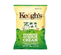 Keogh's Shamrock & Sour Cream Crisps (6x125g)