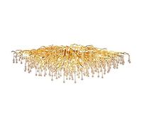 KEOJI Crystal Chandelier Luxury Living Room Main Light Light Luxury Villa Hall Restaurant Duplex Light Tree Branch Ceiling Light Fixture