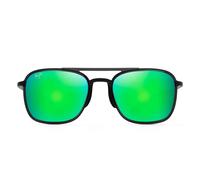 Keokea Aviator Sunglasses - unisex - Maui Jim - Sunglasses - Black - 55 MM - Accessories 55 MM