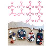 Keoker Mini PolymerClay CuttersHalloween, 10 Shapes for Polymer Jewelry 3 Sizes (Micro, Mini, Small), Decoration to Make Earrings