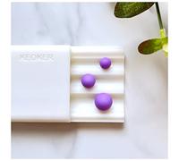 Keoker Polymer Clay Bead Roller, Polymer Clay Earrings Tools, Round Bead Maker, Clay Jewelry Making Tool, Helps You Make Perfectly Round Beads in Three Sizes (Round Shape Beads)