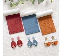 KEOKERPolymer & Clay 3pcs Leather Texture Roller, Great for Working with Polymer Clay Cutters