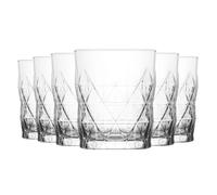 LAV Keops Whisky Glasses - 345Ml - Clear - Pack Of 6