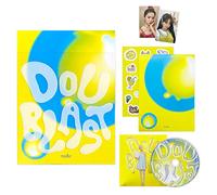 Kep1er - Kep1er - 2nd Mini Album [DOUBLAST] (LEM0N BLAST Ver.) Package Sleeve + Photobook + Digipack + CD-R + Random Photocard + Pop-up Card + Sticker + Poster