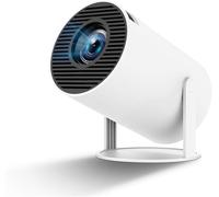 KEPEAK Mini Projector 4K Projector Full HD 1080P Outdoor Portable Projector Support 180 Rotation / Auto Keystone / Wifi6 / BT5.0, Smart Short Distance Projector Mobile Phone for Home Cinema, Phone