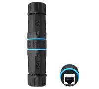 KEPEAK Waterproof RJ45 Connector, IP68 Cat5/Cat5e/Cat6 Waterproof Ethernet Coupler Shielded for Outdoor Network Cable Extender Female to Female