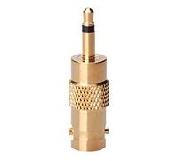 Keple 3.5mm Mono to BNC Adapter, BNC Female Jack to 3.5mm TS Male Plug, Gold Pated Bidirection Connector, SDI Coaxial Cables Adaptor for CCTV Surveillance Camera DVI DAB CB Radio Antenna