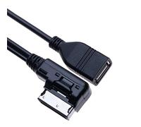 Keple AMI MDI to USB Female Music Media Interface Cable Adapter | Compatible with Audi A6L Q5 Q7 A8 S5 A5 A4L A3 VW Volkswagen Tiguan GTI CC Magotan Skoda Fabia Octavia vehicle radio | 1m