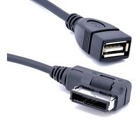 Keple Aux-In MDI AMI Mp3 Cable Aux Music Interface Adapter Cord 3.5mm Jack Connect USB Stick to Your Car for Skoda Super Estate Year 2010 2011 2012 2013