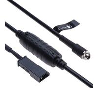 Keple AUX Input Audio Cable Car Adapter Compatible with B M W E39 E46 E53 BM54 X5 16:9 Screen CD Player Navigation Nav | 3 pin Changer Transmiter 3.5 Male Lead Cord Extension Wire Connector | 1.5m