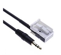 Keple Car AUX Input Mode Cable 3.5mm Aux Jack Radio Lead Adapter Compatible with Mercedes M Class W251 / W164, R W221 / W251, S W221 / R230, SL R230, CL (2004-2006) | 1.5m