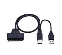 Keple Dual USB 2.0 to Sata Converter Adapter Cable Compatible with Seagate, Fujitsu, WD Digital, Samsung, Vertex, Toshiba, Kingston