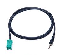 Keple Music Interface AUX In Cable Cord Adapter 3.5mm Audio Jack Mp3 Connector Compatible with Samsung Galaxy, HTC ONE, Huawei, Sony Xperia, Lumia, LG to OEM (2005-2011) Clio, Espace, Renault Kangoo