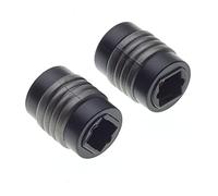 Keple Optical TOS To TOS Adaptor, Pack Of 2 - TOSLINK Coupler, Female To Female TOSLINK Joiner, Socket Adaptor For Optical Audio Cable Leads