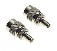 Keple SMA Socket To TNC Plug - Male Female RF Coaxial Adapter Coax Connector RP Jack - Pack Of 2