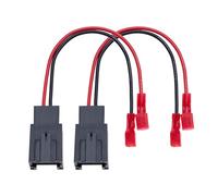 Keple Speaker Harness 2x Pair Car Radio Wire Adapter Auto Connector Plug Compatible with Peugeot 106, 307 to 2014 12V 3A 10W Wiring Replacement Electronics Accessories (15cm)