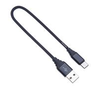 Keple Type C Cable Fast Charging Short Quick Charge Nylon Braided Charger Lead for Xiaomi Mi A1 / Mi A2, Mi Mix 3 / Mi Mix 2, Mi 8/8 Pro / 8 Lite/Mi 6 | USB C High Speed Leads 0.25m / 0.8ft