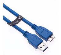 Keple USB Micro-B 3.0 A to Micro B 5Gbps SuperSpeed Cable Compatible with Portable External Hard Drive SSD HDD, Western Digital WD Element, My Passport, Galaxy S5/M3, Xbox (0.5M)