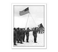 Kepler War WWII USA Japan Surrender Wake Island 1945 Photo Artwork Framed Wall Art Print 18X24 Inch