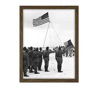 Kepler War WWII USA Japan Surrender Wake Island 1945 Photo Artwork Framed Wall Art Print 18X24 Inch