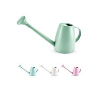 Keplin - 1.8L Plastic Watering Can with Plastic Sprinkler Rose - Durable Garden Watering Jug for Plants & Flowers - Easy Pour Outdoor & Indoor Watering Can (Sage Green)