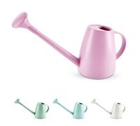 Keplin 1.8L Plastic Watering Can With Plastic Sprinkler Rose Durable Garden Watering Jug For Plants & Flowers, Pink