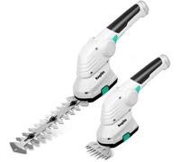 Keplin 2 In 1 Cordless Grass Shear & Hedge Trimmer 7.2V Rechargeable 1500Mah Battery, Lightweight Handheld Garden Edging