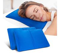 KEPLIN 2-Pack Large Cooling Gel Pillows (30x40cm) - Enhancing Sleep Quality, Alleviating Flu & Fevers, Relieving Migraine Headaches