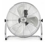 Keplin 20" Heavy Duty Floor Fan with 3 Speeds, Adjustable Head in Silver Keplin Silver