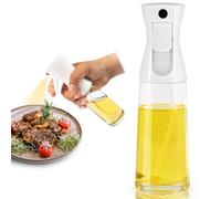 KEPLIN - 220ml Oil Sprayer Bottle - BPA-Free Refillable Olive Oil Mister for Air Fryer, Cooking, Baking & Grilling - Fine Mist Spray, Eco-Friendly & Dishwasher Safe - 22.5x6x7.8cm (White)