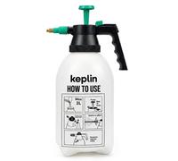 Keplin 2L Pressure Sprayer, Works Upside Down, Pump Action Garden Sprayer, White