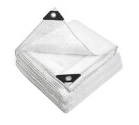 Keplin 3x3m Waterproof Tarpaulin Cover Sheet 100gsm (Clear Mesh) in Clear Keplin Clear