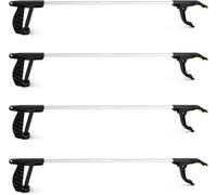 Keplin 4 Pack Litter Picker Ergonomic Long Reach Handle 30 Inch (75Cm) Garden Tool