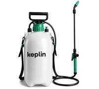 Keplin 5L Pressure Sprayer for Gardening, Pump Action Garden Sprayer in White Keplin White