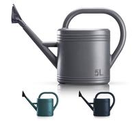 Keplin 5L Watering Can, Durable Plastic Watering Can, Indoor & Outdoor Plants in Grey Keplin Grey