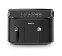 Keplin 9.5L Dual Zone Air Fryer - 2850W Energy-Saving Cooker with 6 Cooking Functions - Extra-Large Capacity for Healthy Meals - Roast, Bake, Dehydrate, Crisp - Family Size (9.5L)