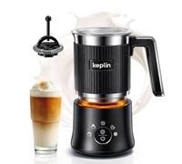 Keplin Automatic Milk Frother Electric 5 in 1 with Stainless Steel Jug, 350ml in Black Keplin Black