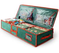 Keplin Christmas Tree & Wrapping Paper Storage Bag, Foldable, 600D Oxford Fabric With Carry Straps